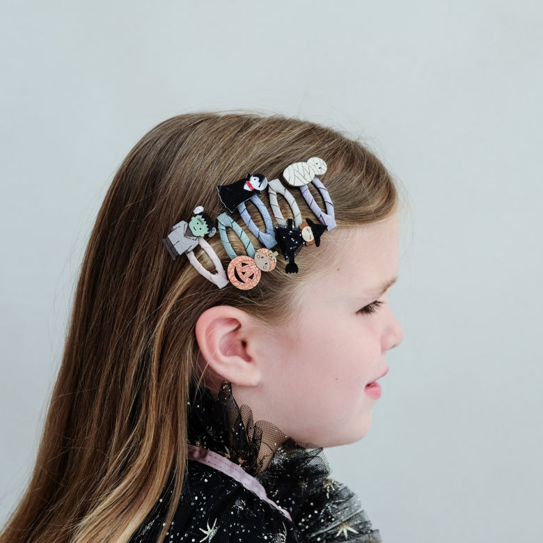 Mini-Haarspangen Monster