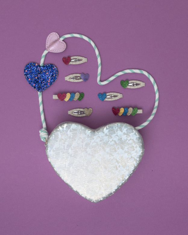 Umhängetasche Holographic Heart