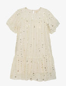 Creamie Kleid mit Pailletten - Buttercream