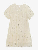 Creamie Kleid mit Pailletten - Buttercream