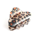 Red Cuckoo Haarklammer Oval Leopard