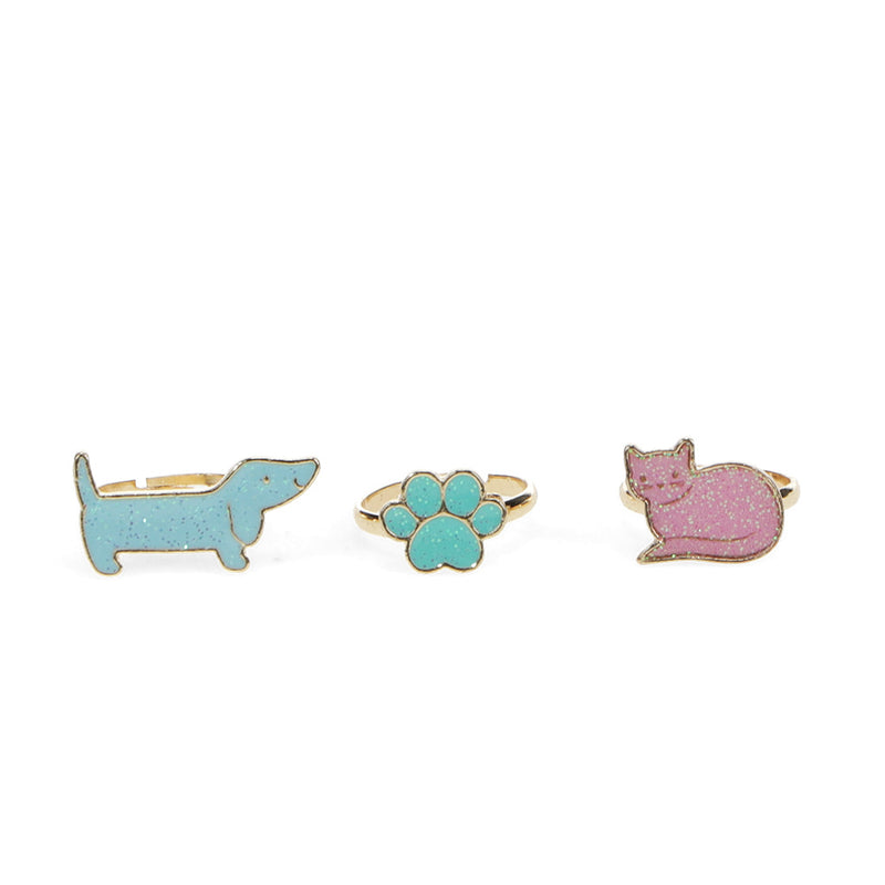 Rex London Glitzerringe Dog Card