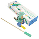 Rex London Holz Push Along Flapping Dinosaur