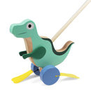 Rex London Holz Push Along Flapping Dinosaur
