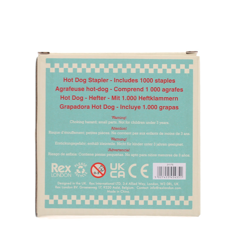 Rex London Klammerhefter Hot Dog