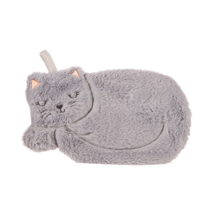 Wärmflasche Cat grey