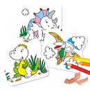 Stanz-Malbuch Dinosaurier Malbuch Mauder