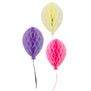 Honeycombs Balloons pink 3-er Set
