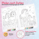 TapirElla Malbuch Malen nach Zahlen, Pferdeliebe Malbuch Mauder