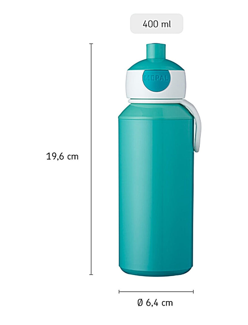 Trinkflasche Pop-up Campus 400 ml - Dino