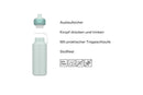 Trinkflasche Pop-up Campus 400 ml - Wild Horse Flasche Mepal