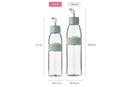 Trinkflasche Ellipse 500 ml - Nordic black Flasche Mepal