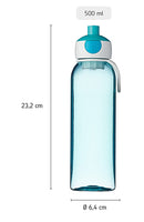 Trinkflasche Campus Pop up Türkis 500 ml