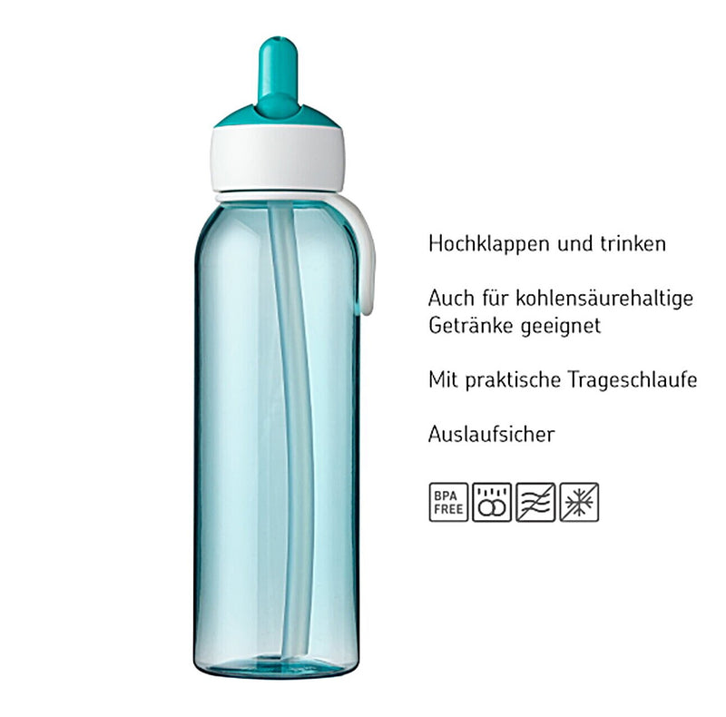 Wasserflasche Flip-up Campus 500 ml Grün