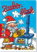 Zauberblock Weihnachten 3 Weihnachtsmann Ofen Malbuch Mauder