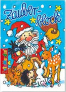 Zauberblock Weihnachten 3 Weihnachtsmann Tiere Malbuch Mauder