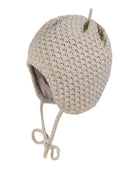 BABY-Mütze, Struktur Nuss buchemeliert