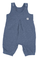 Overall Musselin Altindigo-weiß-Streifen