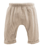 GOTS Krempelhose Musselin Beigemeliert Hose Maximo