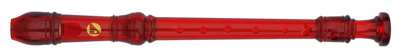 Voggys Kunststoff-Blockflöte (rot), deutsche Griffweise