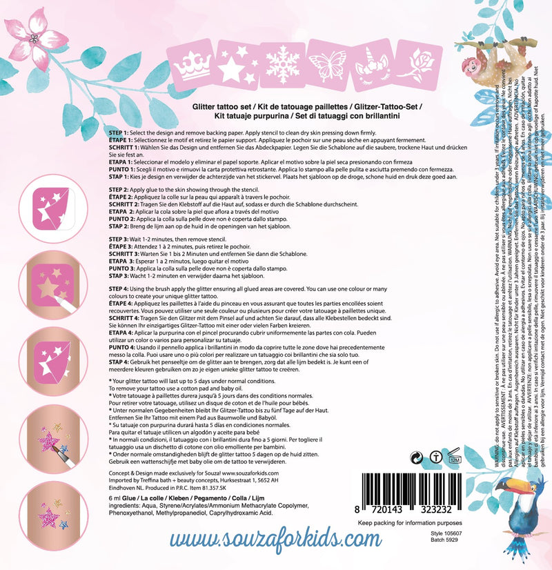 Glitter Tattoo-Set