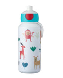Trinkflasche Pop-up Campus 400 ml - Animal Friends