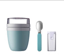 Lunchpot Ellipse Nordic Green inklusive faltbarer Löffel