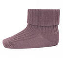 MP Baby Wollsocken Rippe - Dark Purple Dove