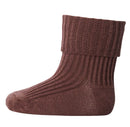 MP Baby Wollsocken Rippe - Brown Sienna