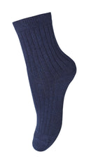 MP Socken Rippe Baumwolle Deep Navy