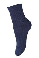 MP Socken Rippe Baumwolle Navy