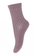 MP Wollsocken Rippe - Dark Purple Dove