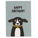Postkarte Hund „Happy Birthday“