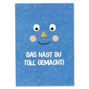 Postkarte „Das hast du toll gemacht!“
