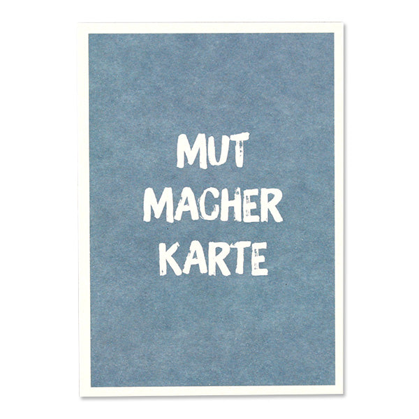 Postkarte Mutmacher-Karte