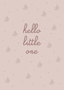 Postkarte „Hello little one“