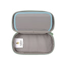 Schlampermäppchen /Blau/Neon-Gelb