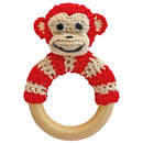 Rassel am Holzring: Affe