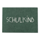 Postkarte Tafelgrün "Schulkind"