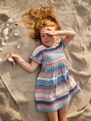 Minymo Kleid Jersey Streifen Dusty Pink