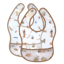 Lätzchen abwischbar 2er-Set Little Mateys royal blue