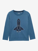 Minymo Langarmshirt Real Teal