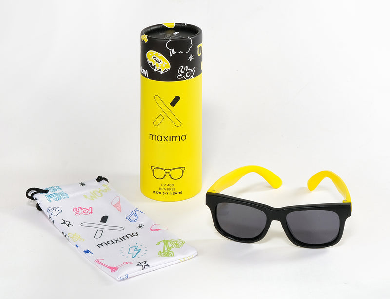 Sonnenbrille "classic", Black/Yellow