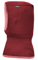 Maximo NOA-Schlupfmütze Wolle 2-farbig dusty rose/rosewood