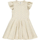 Müsli Kleid Punkte Buttercream