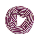 Pickapooh Schlauchschal Strunzl 70% Wolle 30% Seide Orchidee/Natur gestreift