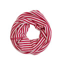 Pickapooh Schlauchschal Strunzl 70% Wolle 30% Seide Rot/Natur gestreift