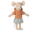 Große Schwester Dreiradmaus mit Tasche Old Rose