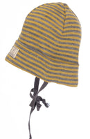 Pickapooh Schlupper 70% Wolle/ 30% Seide Dijon/ Grau gestreift