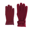 Fingerhandschuhe Softshell Klettverschluss Rosso